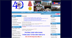 Desktop Screenshot of cdspkg.edu.vn